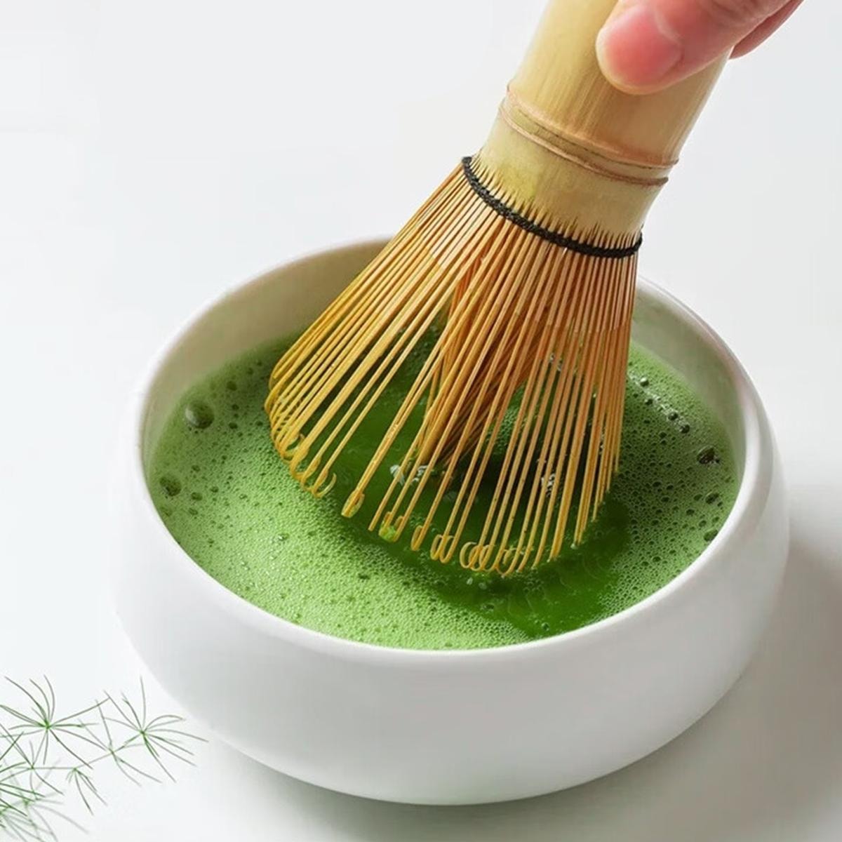 Matcha Powder 1.41 oz+ Chasen Bamboo Tea Whisk 【Japanese Matcha Whisking Set】【DIY Matcha Latte Essential】